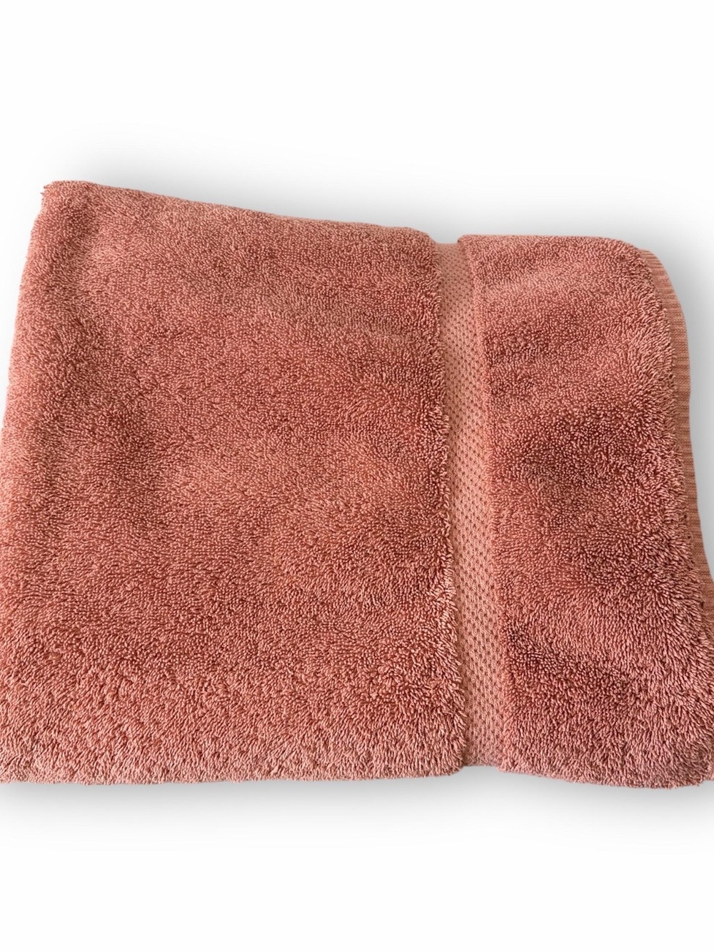 70s Vintage Fieldcrest Royal Velvet Bath Towel Dusty Rose ,Made in USA, 50"x 26"